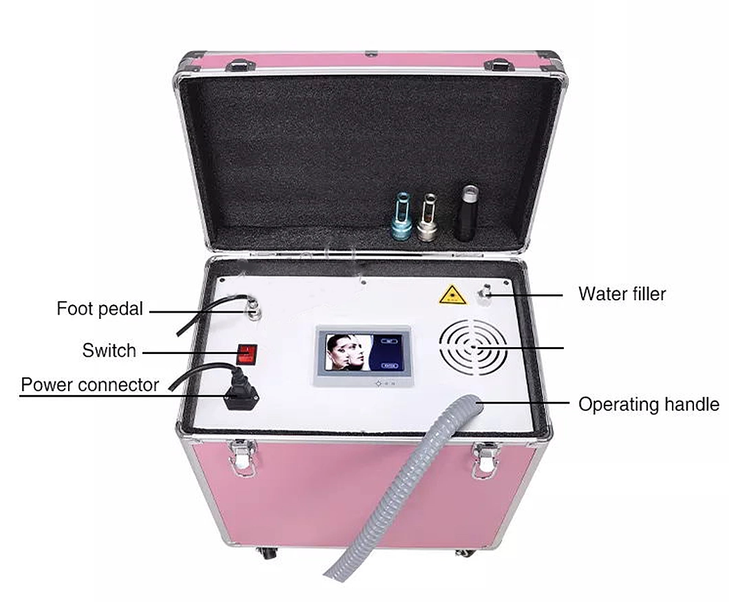 Trolley Box Type Picosecond ND YAG Tattoo Removal Machine for Aesthetic Center Use