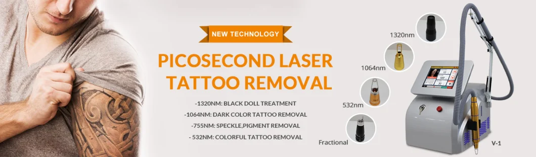 New Arrival CE and FDA Approved Tattoo Removal Picolaser ND YAG Laser Picosecond Tattoo Removal